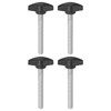QUARKZMAN 4 Pcs T Wing Knobs Thumb Screws M8 x