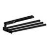 SOTECH TED Aluminium Towel Rail 3-Arm Black Matt (325-487 mm,