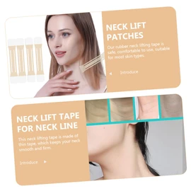 Baluue 8pcs Neck Lift Bands Invisible Tapes for Neck Wrinkle Reduction Anti-aging for Smoother Skin Lightweight and Comfortable for Daily Use