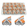 30PCS T-Tap Lever 3 Way Wire Connectors Kit, Lever &