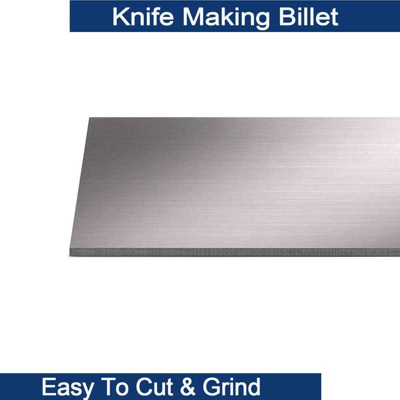 uuvzvcek Knife Blade Steel, 1095 Steel Flat Stock, 12" x