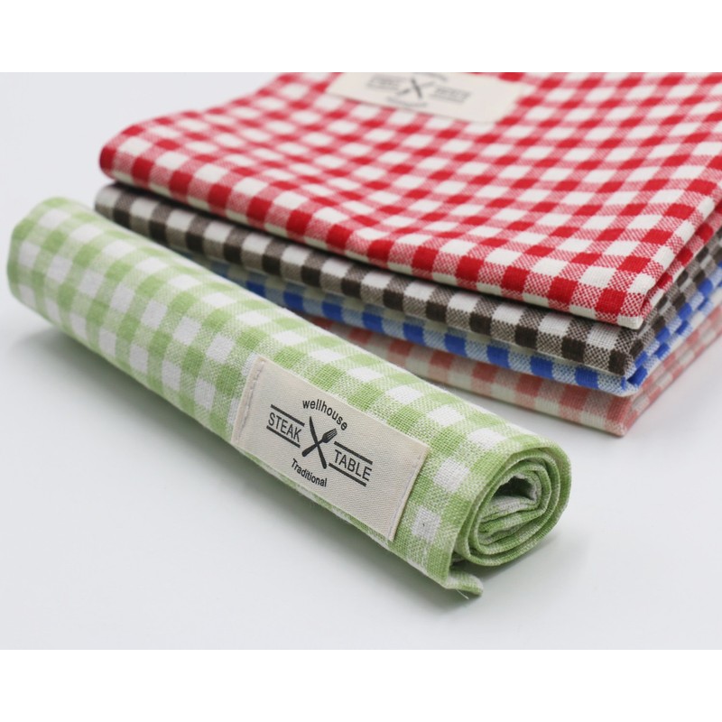 wellhouse Cotton Linen Placemat, Large, 23.6 x 15.7 inches (60