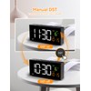 Netzu Alarm Clocks for Bedrooms, Digital Clock with Date Temperature