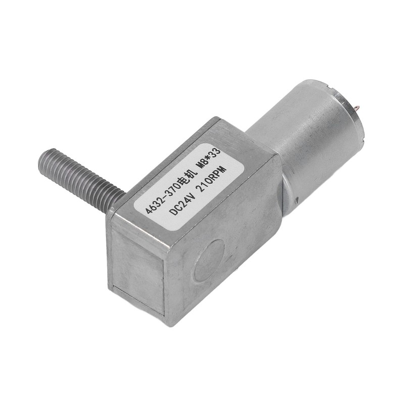 Turbo Worm Geared Motor High Torsion Micro Gearbox DC24V M8x33mm