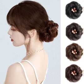 Fuyunohi Bun Wig, Rubber Style Scrunchy Point Wig, Hair Ornament, Fashionable, Popular, Weddings, Shichi-Go-San Coming of Age Ceremonies, Graduation Ceremonies, Kimono, Yukata, Everyday Use, Wig,
