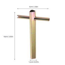 Veemoon Elevator Door Key Triangular Utility Key for Emergency Access Extended Handle for Enhanced Grip Efficient Lift Door Compatible Giant Elevators Safety