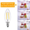 Sunaiony E14 LED Bulb 25 Watt Equivalent Warm White 2700K