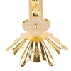 Metal Standing Cross Red Rhinestone Decoration Exquisite Retro Elegance Standing