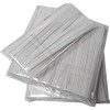 2000pcs Plastic/Paper Coated White 4"(10cm) x 5/32"(4mm) Twist Ties -