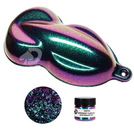 Vortex SuperShift Flake 0.5g Green Blue Purple Gold Intense ColorShift Chameleon Flake Pigment | Glitter Flake Powder for Nail Art | Flake Powder for Epoxy, Resin, Molds, Tumblers, Craft Paint