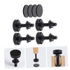 WOONEKY 4pcs Adjustable Heavy Duty Furniture Levelers with Nut Thread