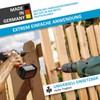 My Plast 200 Pcs Black Plastic Spacer Sleeves for Patio