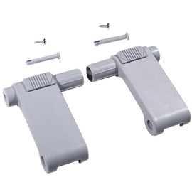 VHEUHZ Handle Lever Set AF86 / BA Replacement Parts Braas Atelier Roof Window Compatible with Braas Studio Window BA and AF Dörken Handle Set Brown / Grey Handle Set (Grey)