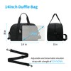 Small Gym Bag 14 inch Lightweight Carry On Mini Duffel