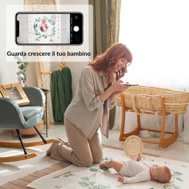 ODOXIA Baby Milestone Blanket in Italian Cotton Muslin Cloth Baby Star IT Monthly Blanket Baby Boy & Girl Unisex Leaves Gift for Mothers Blanket Muslin Blanket Baby