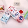 Pink Starlit Creative Milk Box Case Pouch Makeup Bag Toiletry