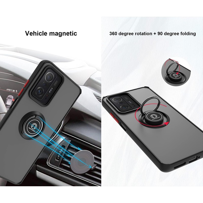 QUIETIP Case Compatible Xiaomi 12T/12T Pro,TPU + Hard PC Shockproof