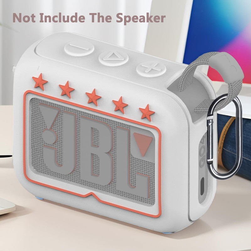 Silicone Cover Case for JBL Go 4 Ultra Portable Bluetooth