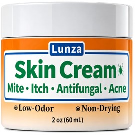Skin Cream, Mite & Itch Support, Fast Soothing, Low-Odor & Non-Drying, for All Skin Types, 2 oz