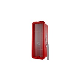 Red Surface-Mounted Fire Extinguisher Cabinet with Breaker Bar Attachment for 20 lb. Fire Extinguishers Wall Cabinet / Outdoor Storage Cabinet / Home Cabinet