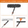 Chabatree Window Squeegee Cleaner Set 2-in-1 Window Cleaning Tool with