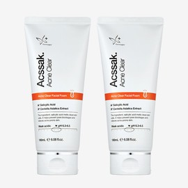 Dermagen [1 + 1] Dermagen Acssac Foam Cleansing 180mL Acne Relief Functional / [1 + 1] 더마겐 아크싹 폼클렌징 180mL 여드름 완화 기능성