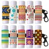 DELORIGIN Pack of 10 Lip Balm Holder Key Ring Lipstick