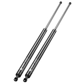 IAQWE 17 Inch 50Lb/222N Gas Struts Leer are Snugtop Camper Shell Spring Shock Pickup Truck Topper Lift Support for Rear Window Truck Cap Canopy Door Boat Hatch Toolbox Lid SE170P50S10-W 2 Pcs