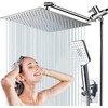 rain shower head with handheld spray,10''High Pressure Rainfall Shower Head