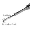 uxcell Square Hole Drill Bit, 1/4 Inch High-Carbon Steel Hollow