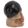 4PCS/Set Tire Valve Cap Skull Shape with Rubber Ring for