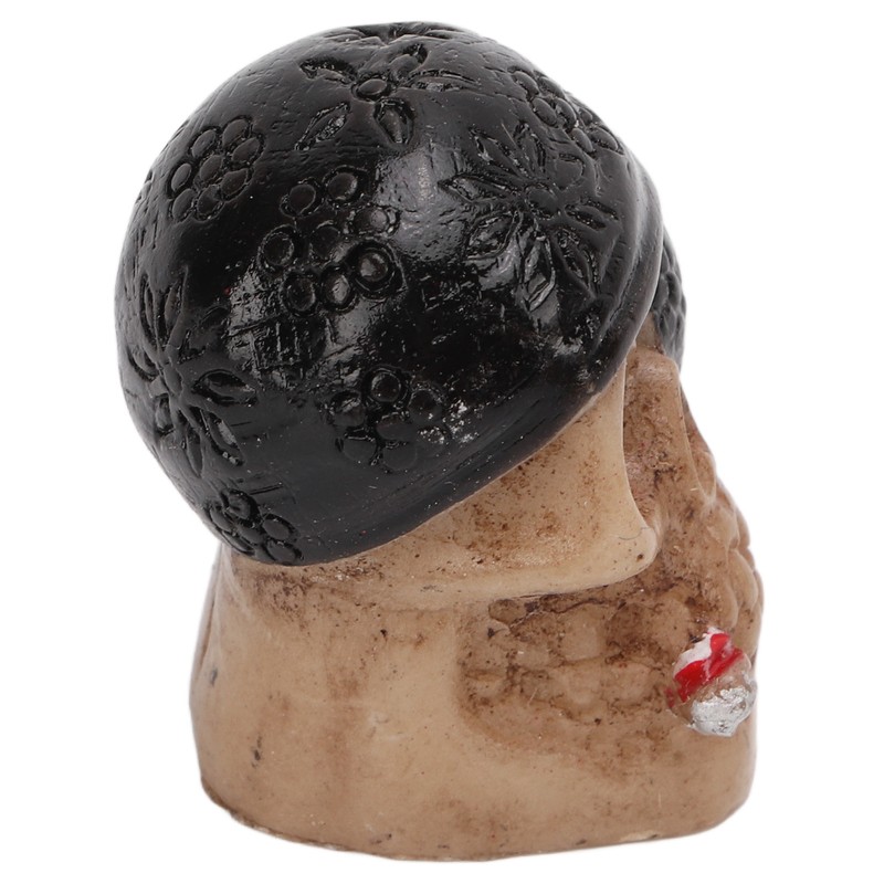 4PCS/Set Tire Valve Cap Skull Shape with Rubber Ring for