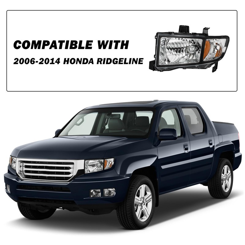 SOCKIR - For 2006-2014 Honda Ridgeline [Halogen Type] OE Style
