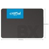 Crucial ( クルーシャル ) 240GB 内蔵SSD BX500SSD1 シリーズ 2.5インチ SATA