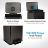 SIMPLI-Magic 13.2 Gallon (50L) Step Trash Can – Kitchen Garbage