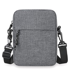 Small Messenger Bag for Men Crossbody Shoulder Bags Crossover Purses and Handbags Mini Cross Body Satchel Bag, Men Crossover Bag for Grey, Casual