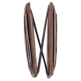 Magic Flip Magic Wallet Slim Leather Wallet Card Holder Credit Card Holder with 8 Card Slots 34417, natural, Standard size, Card case