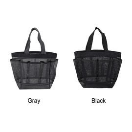 Qudai Mesh Shower Bag Hanging Toiletry Bag College Dorm Essentials Bag Portable Wash Bag Quick Dry Cosmetic Bag Shower Organizer for Bathroom Dorms Beach Camping Shopping Travelling