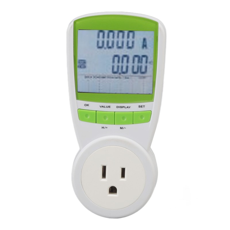 Watt Meter ABS 15A with Digital LCD Power Consumption Monitor