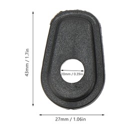 Jadeshay Motorcycle Turn Signal Adapters, 8PCS Motorcycle Front and Rear Turn Signal Indicator Adapter Spacers Fit for Z400 Z650 Z800 Z900 Z1000 ER6, Black