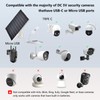 Solar Panel for Security Camera 5V9W, IP65 Waterproof Camera SolarPanel