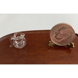 Falcon Miniatures Dollhouse Miniature Small Glass Pitcher by Falcon Miniatures