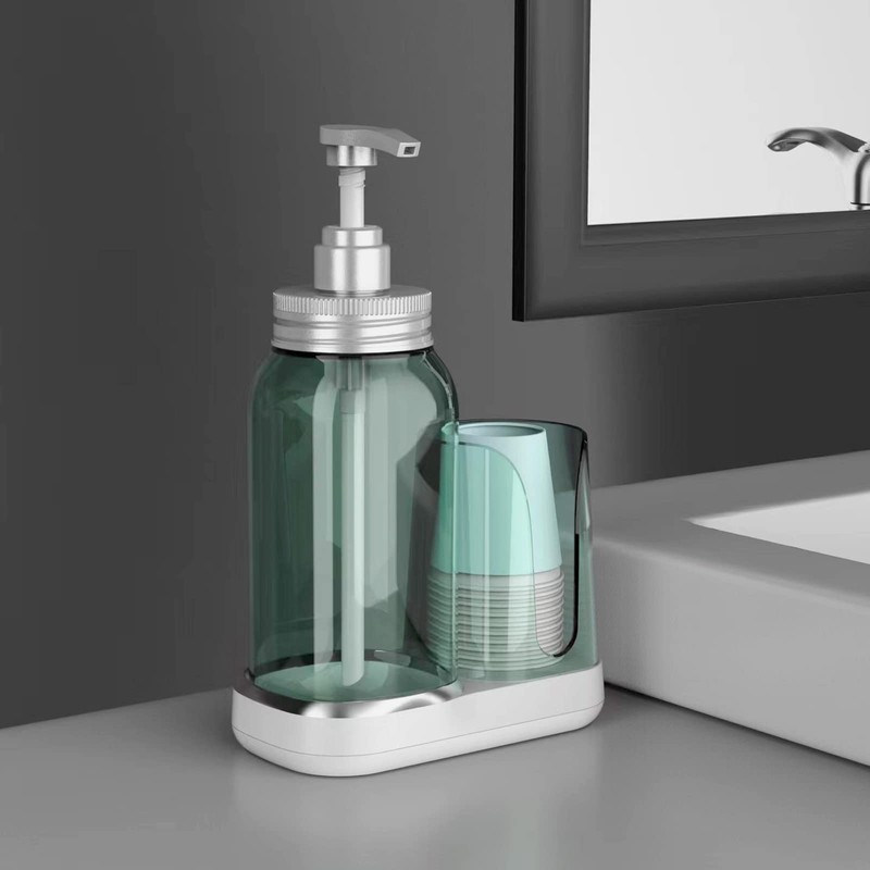 Luvan Mouthwash Dispenser for Bathroom, 25oz Mouthwash Pump Bottle with