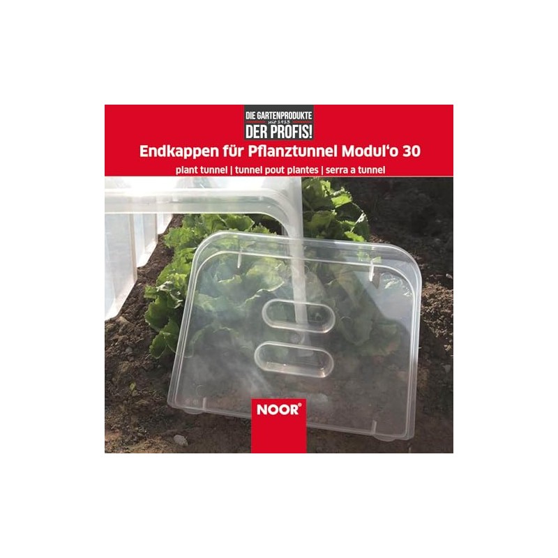 NOOR End Caps for Modul'o 30 Plant Tunnel (Set of