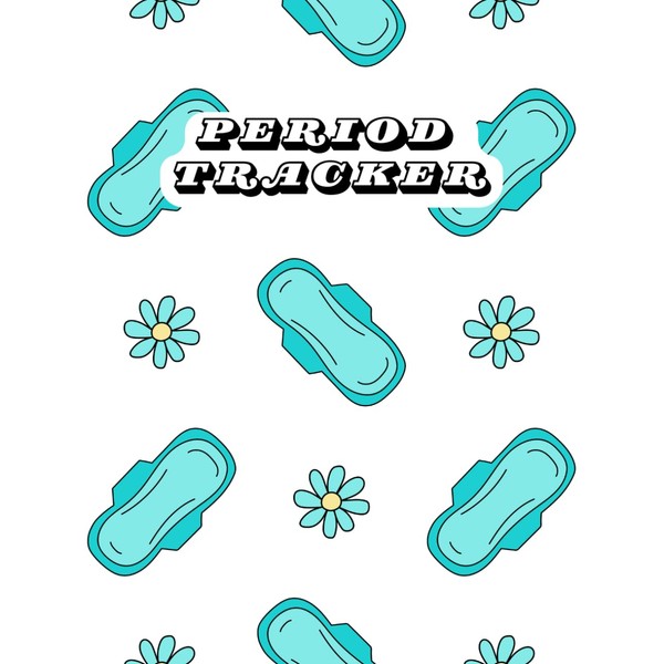 Period tracker journal: Monthly period calendar great for tracking your