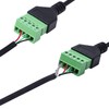 XMSJSIY RJ45 8P8C Female to 8 Pin Screw Terminal Adaptor,