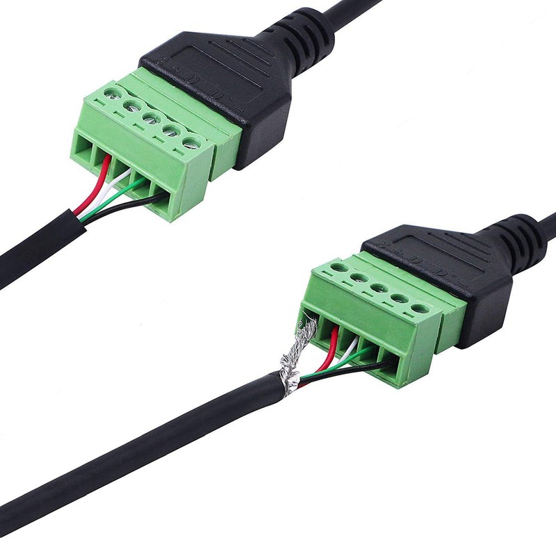 XMSJSIY RJ45 8P8C Female to 8 Pin Screw Terminal Adaptor,