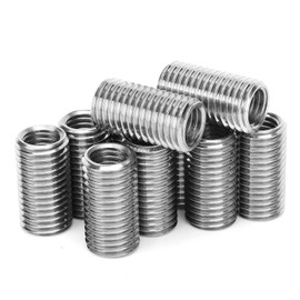 Reducing Nut 10pcs Threaded Insert Repair Nut Thread Slot M12 Female and M16 Screw Bushing Rivet Nuts