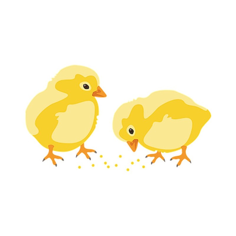 CafePress Baby Chicks Magnets Rectangle Magnet, 2"x3" Refrigerator Magnet (10