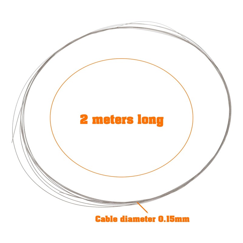 OTOTEC 2pcs Diamond Cutting Circular Wire Saw 2 Meter Thickness